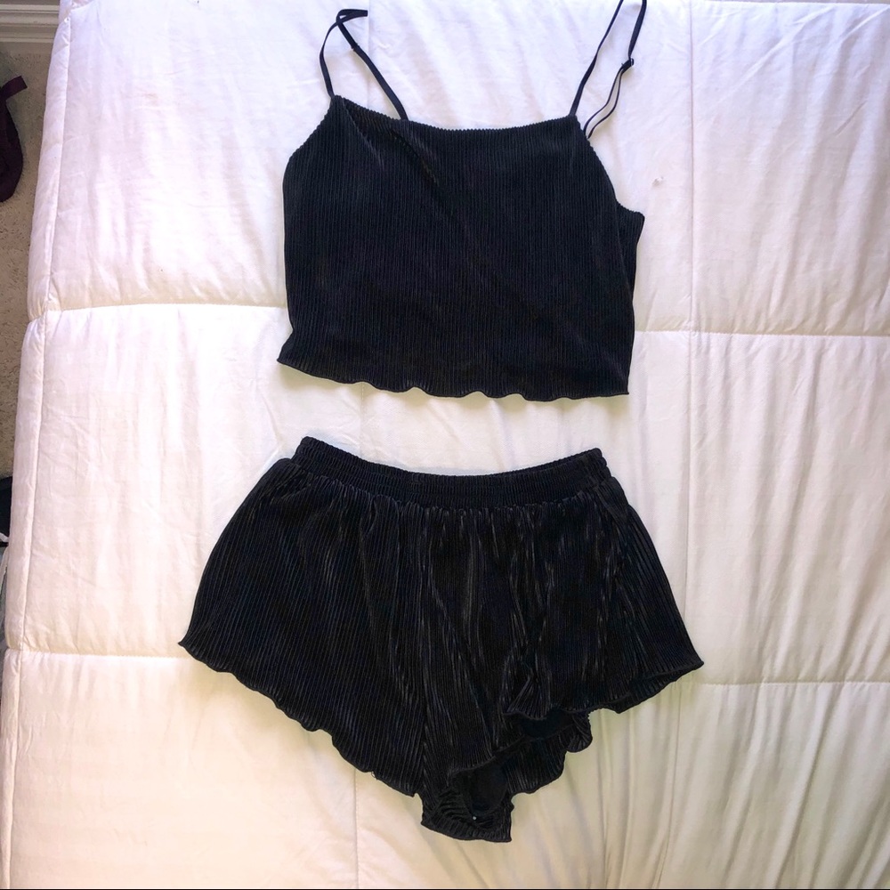 forever 21 two piece pajama set